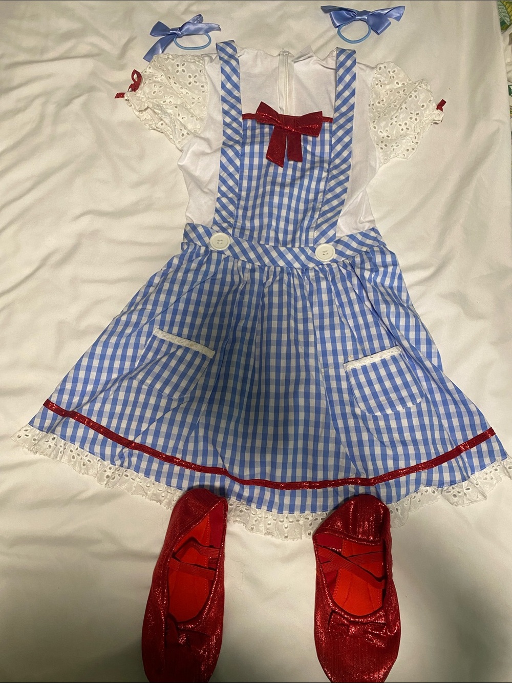 Wizard of Oz Kids Dorothy Dress Halloween Costume -Spirit - Picture 3 of 13